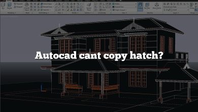 Autocad cant copy hatch?