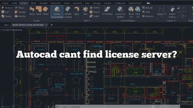 Autocad cant find license server?