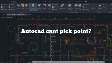 Autocad cant pick point?