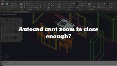 Autocad cant zoom in close enough?