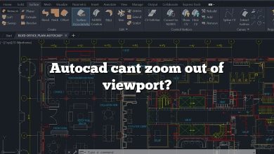 Autocad cant zoom out of viewport?