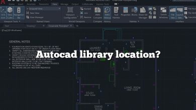 Autocad library location?