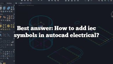 Best answer: How to add iec symbols in autocad electrical?