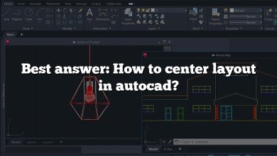 Best answer: How to center layout in autocad?