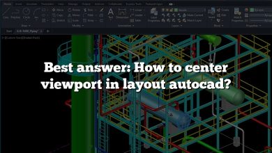 Best answer: How to center viewport in layout autocad?