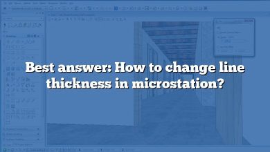 Best answer: How to change line thickness in microstation?