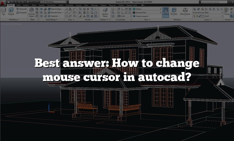 Best answer: How to change mouse cursor in autocad? - CADdikt