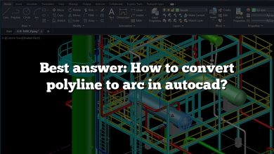 Best answer: How to convert polyline to arc in autocad?