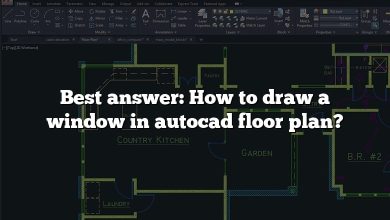 Best answer: How to draw a window in autocad floor plan?