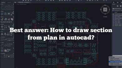 Best answer: How to draw section from plan in autocad?