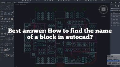 Best answer: How to find the name of a block in autocad?