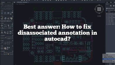 Best answer: How to fix disassociated annotation in autocad?