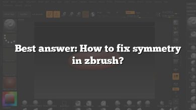 Best answer: How to fix symmetry in zbrush?