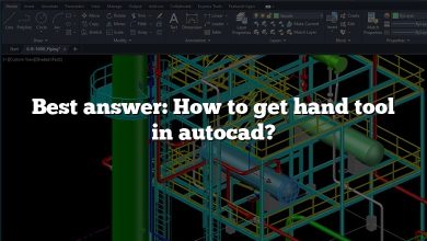 Best answer: How to get hand tool in autocad?