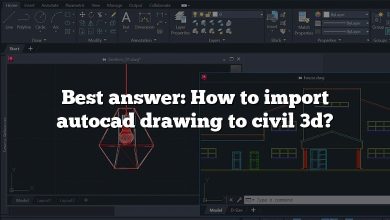 Best answer: How to import autocad drawing to civil 3d?