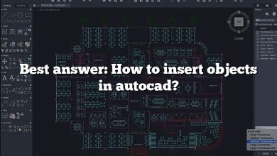 Best answer: How to insert objects in autocad?