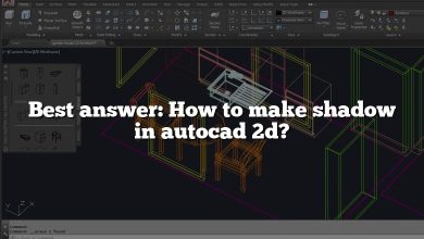 Best answer: How to make shadow in autocad 2d?