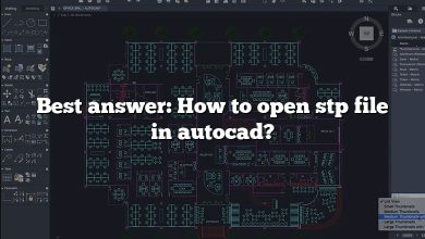 Best answer: How to open stp file in autocad?