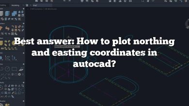 Best answer: How to plot northing and easting coordinates in autocad?