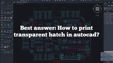 Best answer: How to print transparent hatch in autocad?