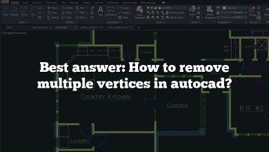 Best answer: How to remove multiple vertices in autocad?
