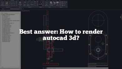 Best answer: How to render autocad 3d?