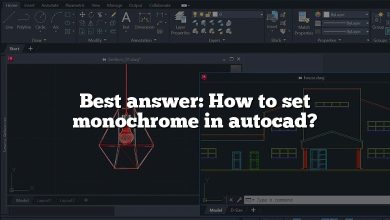 Best answer: How to set monochrome in autocad?