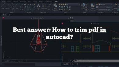 Best answer: How to trim pdf in autocad?