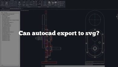 Can autocad export to svg?