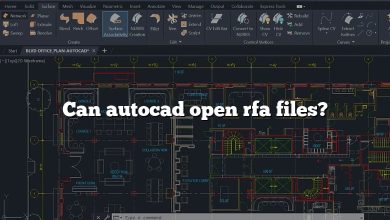 Can autocad open rfa files?