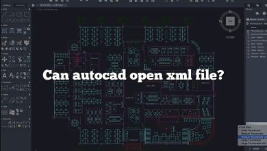 Can autocad open xml file?