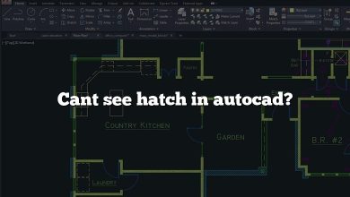 Cant see hatch in autocad?