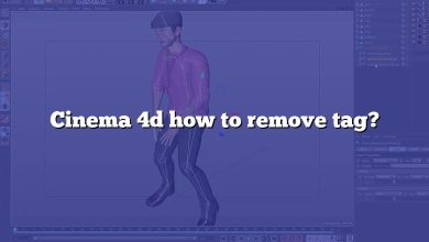 Cinema 4d how to remove tag?