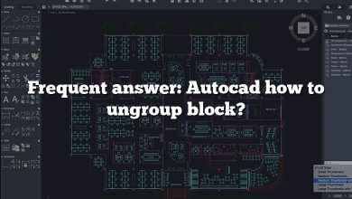 Frequent answer: Autocad how to ungroup block?