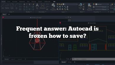 Frequent answer: Autocad is frozen how to save?