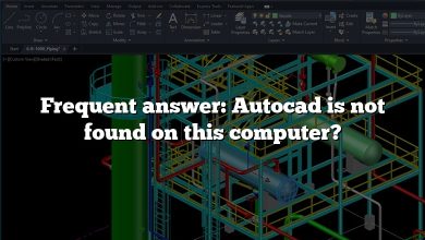 Frequent answer: Autocad is not found on this computer?