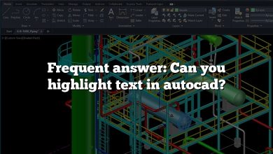 Frequent answer: Can you highlight text in autocad?