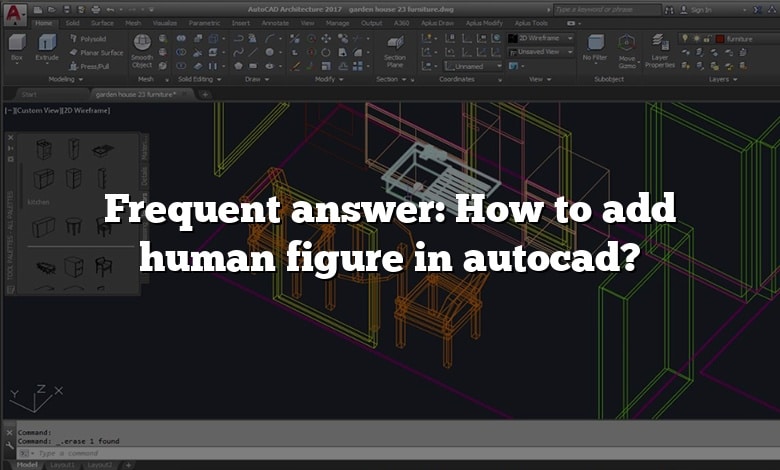 Frequent answer: How to add human figure in autocad? - CADdikt
