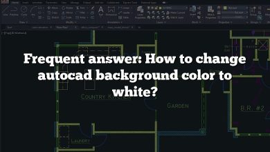 Frequent answer: How to change autocad background color to white?