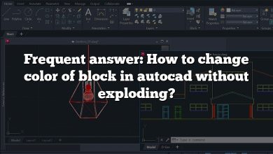 Frequent answer: How to change color of block in autocad without exploding?