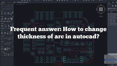 Frequent answer: How to change thickness of arc in autocad?