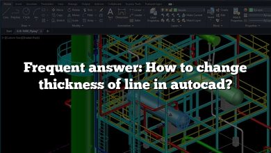 Frequent answer: How to change thickness of line in autocad?