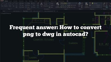 Frequent answer: How to convert png to dwg in autocad?