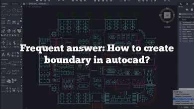 Frequent answer: How to create boundary in autocad?