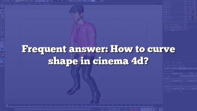 Frequent answer: How to curve shape in cinema 4d?