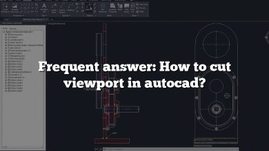 Frequent answer: How to cut viewport in autocad?