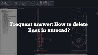 Frequent answer: How to delete lines in autocad?