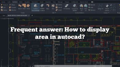 Frequent answer: How to display area in autocad?