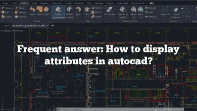 Frequent answer: How to display attributes in autocad?