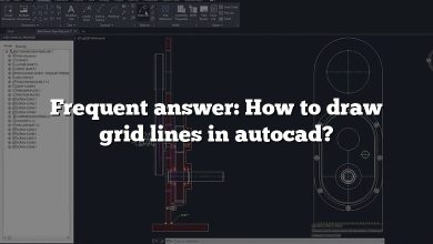 Frequent answer: How to draw grid lines in autocad?